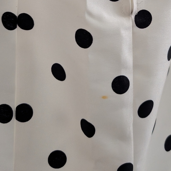 Consigned - Jodi Kristopher Cream and Black Polka Dot Skirt - Picture 3 of 4